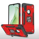 For OPPO A31 Magnetic Armor Shockproof TPU + PC Phone Case with Metal Ring Holder(Red) - 1