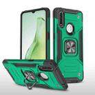 For OPPO A31 Magnetic Armor Shockproof TPU + PC Phone Case with Metal Ring Holder(Dark Green) - 1