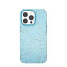 Mutural  Binfen Series 3D Raised Silicone Skin-friendly Feel Phone Case For iPhone 13 Pro Max(Blue) - 1