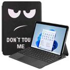 For Microsoft Surface Pro 8 Painted Electric Pressed Horizontal Flip Tablet Leather Case with Holder(Big Eye Me) - 1