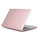 Laptop Crystal Style Protective Case For MacBook Pro 14.2 inch A2442 2021(Pink) - 1