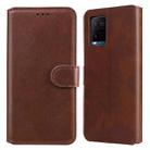 For vivo Y21 / Y33S Classic Calf Texture Horizontal Flip Phone Leather Case(Brown) - 1