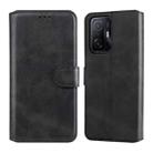 For Xiaomi Mi 11T / 11T Pro Classic Calf Texture Horizontal Flip Phone Leather Case(Black) - 1