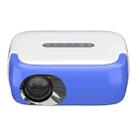 DR-860 1920x1080 1000 Lumens Portable Home Theater LED Projector, Plug Type: US Plug(Blue White) - 1