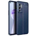 For OnePlus 9RT 5G Litchi Texture TPU Shockproof Phone Case(Blue) - 1