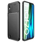 For OPPO Realme Narzo 50i Carbon Fiber Texture Shockproof TPU Phone Case(Black) - 1
