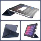 For iPad mini 6 Double-sided Matte Translucent PC Deformation Tablet Leather Case with Holder & Sleep / Wake-up Function(Black) - 7