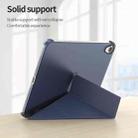 For iPad mini 6 Double-sided Matte Translucent PC Deformation Tablet Leather Case with Holder & Sleep / Wake-up Function(Gold) - 3