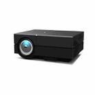 YG450 1280x720 1500 Lumens Portable Home Theater LED HD Projector, Plug Type:EU Plug(Black) - 1