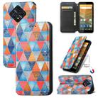 For Infinix Zero 8 CaseNeo Colorful Magnetic Leather Case with Holder & Card Slot & Wallet(Rhombus Mandala) - 1