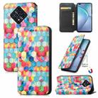 For Infinix Zero 8 CaseNeo Colorful Magnetic Leather Case with Holder & Card Slot & Wallet(Magic Space) - 1