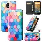 For Vodafone Smart E11 CaseNeo Colorful Magnetic Leather Case with Holder & Card Slot & Wallet(Colorful Cube) - 1