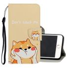 For iPhone 6 Plus / 6s Plus 3D Colored Drawing Horizontal Flip PU Leather Case with Holder & Card Slots & Wallet(Shiba Inu) - 1