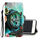 For iPhone 6 Plus / 6s Plus 3D Colored Drawing Horizontal Flip PU Leather Case with Holder & Card Slots & Wallet(Green Eyes) - 1