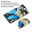 For iPhone XS Max 3D Colored Drawing Horizontal Flip PU Leather Case with Holder & Card Slots & Wallet(A Butterfly) - 6