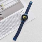 22mm Two Sections Milan Steel Watch Band(Blue) - 1