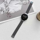 22mm Two Sections Milan Steel Watch Band(Grey) - 1