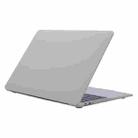 Cream Style Laptop Plastic Protective Case For MacBook Pro 14.2 inch A2442 2021(Rock Grey) - 1