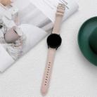 For Samsung Galaxy Watch4 40mm / 44mm Sewing Leather Strap Watch Band(Light Pink) - 1