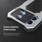 For iPhone 12 Pro Max Camshield Shockproof Life Waterproof Dustproof Metal Case with Holder(Silver) - 3