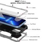 For iPhone 12 Pro Max Camshield Shockproof Life Waterproof Dustproof Metal Case with Holder(Silver) - 4