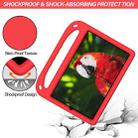 For Xiaomi Pad 5 / Pad 5 Pro Handle Portable EVA Shockproof Tablet Case with Triangle Holder(Red) - 2