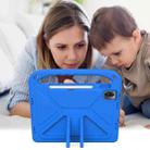 For Xiaomi Pad 5 / Pad 5 Pro Handle Portable EVA Shockproof Tablet Case with Triangle Holder(Blue) - 6