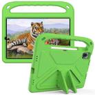 For Xiaomi Pad 5 / Pad 5 Pro Handle Portable EVA Shockproof Tablet Case with Triangle Holder(Green) - 1