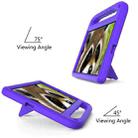 For Xiaomi Pad 5 / Pad 5 Pro Handle Portable EVA Shockproof Tablet Case with Triangle Holder(Purple) - 4