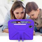 For Xiaomi Pad 5 / Pad 5 Pro Handle Portable EVA Shockproof Tablet Case with Triangle Holder(Purple) - 6