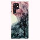 For Samaung Galaxy S22 Ultra 5G Marble Pattern Shockproof TPU Phone Case(Abstract Black) - 1