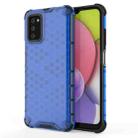 For Samsung Galaxy A03s 166mm Shockproof Honeycomb PC + TPU Phone Case(Blue) - 1