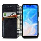 For Doogee N40 Pro Cubic Grid Pressed Horizontal Flip Magnetic Leather Case with Holder & Card Slots & Wallet(Black) - 3