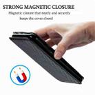 For Doogee N40 Pro Cubic Grid Pressed Horizontal Flip Magnetic Leather Case with Holder & Card Slots & Wallet(Black) - 5