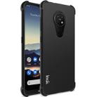 For Nokia 7.2 / 6.2 IMAK All-inclusive Shockproof Airbag TPU Case, with Screen Protector(Matte Black) - 1