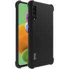 For Galaxy A90 5G IMAK All-inclusive Shockproof Airbag TPU Case, with Screen Protector(Black) - 1