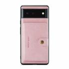 For Google Pixel 6 JEEHOOD Retro Magnetic Detachable Phone Protective Case(Pink) - 1