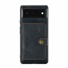 For Google Pixel 6 JEEHOOD Retro Magnetic Detachable Phone Protective Case(Black) - 1