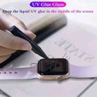 UV Liquid Curved Full Glue Full Screen Tempered Glass Film For Apple Watch Series 8 / 7 45mm - 5