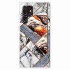 For Samaung Galaxy S22 Ultra 5G Abstract Marble Pattern TPU Phone Protective Case(Color Gray) - 1