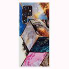 For Samaung Galaxy S22 Ultra 5G Abstract Marble Pattern TPU Phone Protective Case(Water Color) - 1