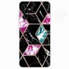 For Samsung Galaxy A13 5G Abstract Marble Pattern TPU Phone Protective Case(Purple Black) - 1