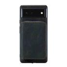 For Google Pixel 6 JEEHOOD Magnetic Zipper Horizontal Flip Phone Leather Case(Black) - 1