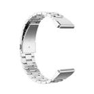 For Garmin Fenix 5S Stainless Steel Watch Band(Silver) - 1