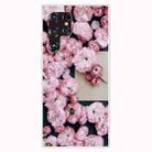 For Samaung Galaxy S22 Ultra 5G Painted Pattern Transparent TPU Phone Case(Envelope Rose) - 1