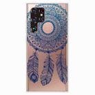 For Samaung Galaxy S22 Ultra 5G Painted Pattern High Transparent TPU Phone Case(Mandala) - 1