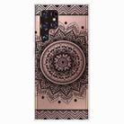 For Samaung Galaxy S22 Ultra 5G Painted Pattern High Transparent TPU Phone Case(Mandala) - 1