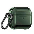 Aluminum Alloy Anti-fall Earphones Case with Hook For AirPods 3(Green) - 1