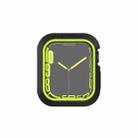 Shockproof PC Protective Case For Apple Watch Series 8 / 7 41mm / 6&SE&5&4 40mm / 3&2&1 38mm(Black + Yellow) - 1