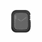 Shockproof PC Protective Case For Apple Watch Series 8 / 7 45mm / 6&SE&5&4 44mm / 3&2&1 42mm(Black + Black) - 1